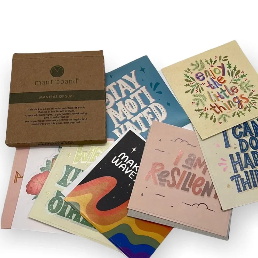 NWT MantraBand MANTRAS OF 2021 Sticker Pack